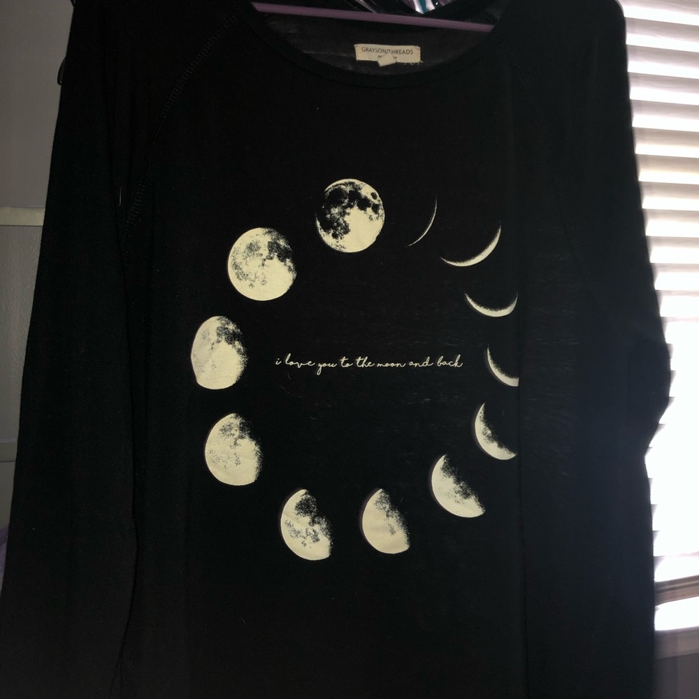 Long Sleeve I Love You to the Moon and Back Shirt